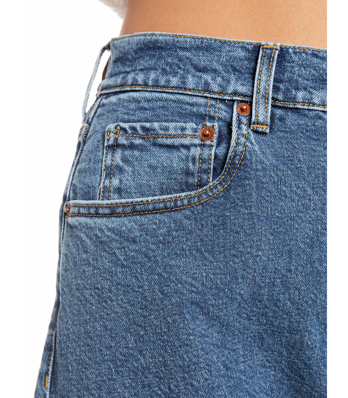 9 ZERO 1 コンフォートストレートフィットデニム 詳細画像 ミディアムブルー 7